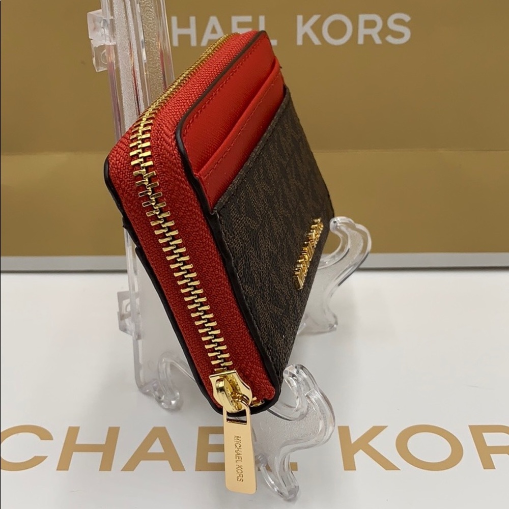 MICHAEL KORS JET SET TRAVEL MD ZA CARD CASE - Picture 15 of 16